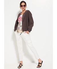 Olsen Women's Drawstring Cargo Pant