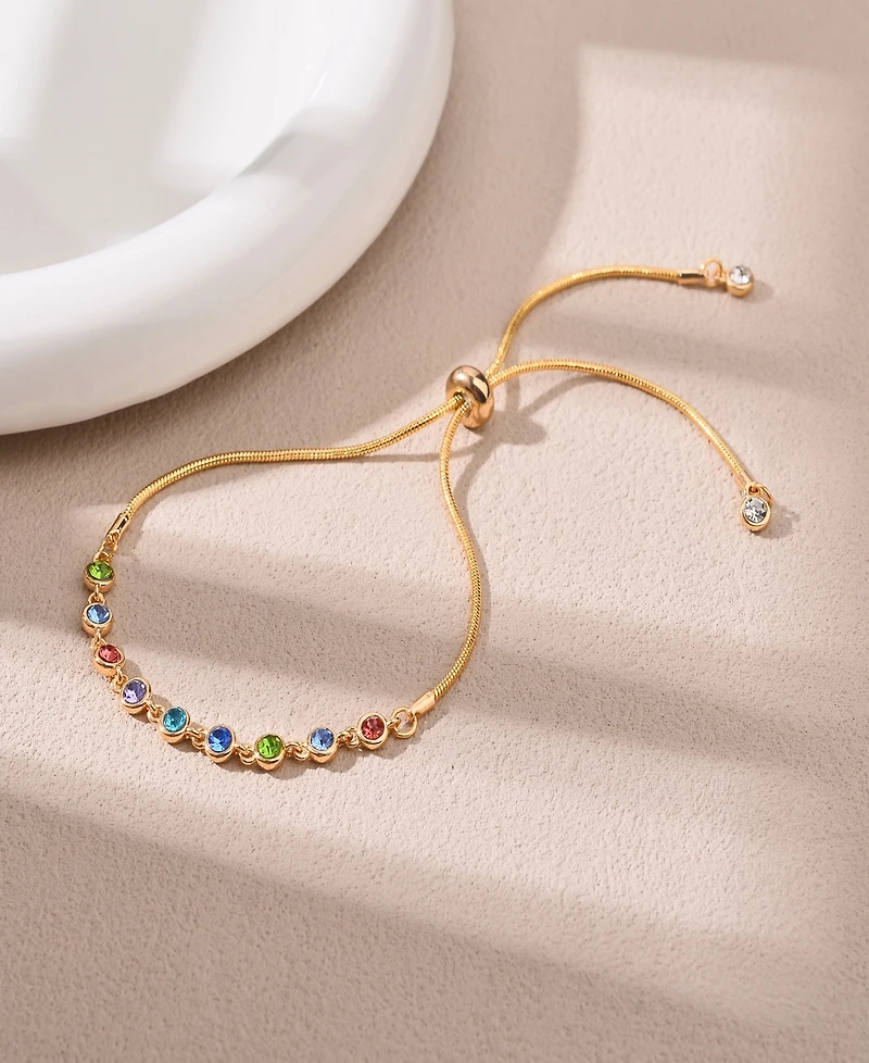 Nicole Miller Gold-Tone Adjustable Bolo Bracelet