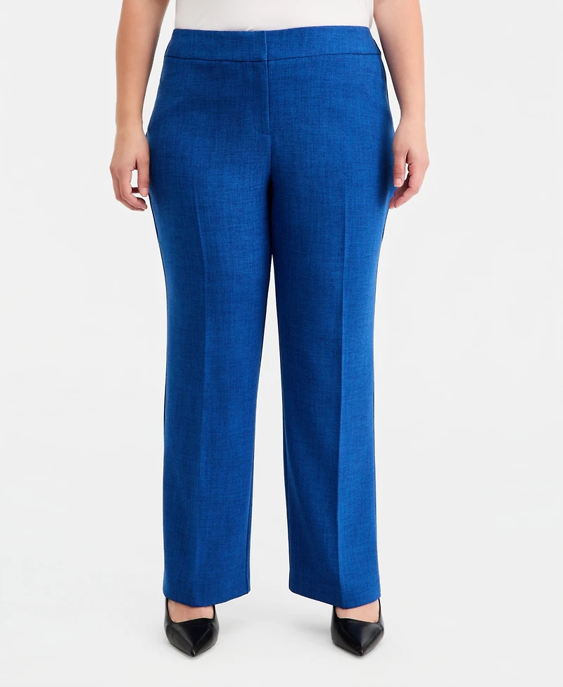 Kasper Plus L-Pocket Straight Pants