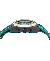 Aston Martin F1 Men's Dwf Chronograph Quartz Green Nylon Nato Watch 43mm