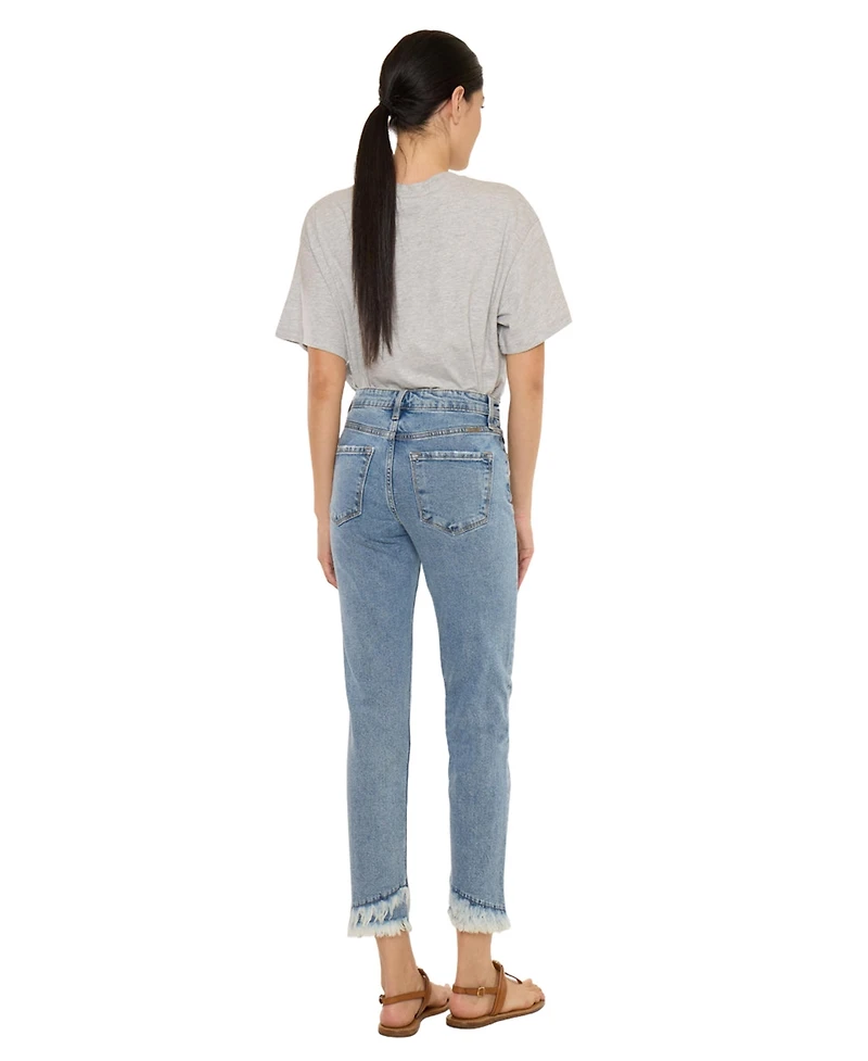 KanCan Essential Women's Clover High Rise Straight Jeans