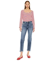 KanCan Essential Women's Kathrine High Rise Slim Straight Jeans