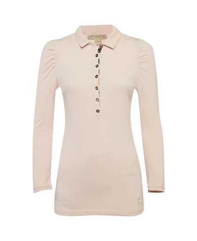 Pre-Owned Burberry Women's Cotton Long Sleeve T-Shirt