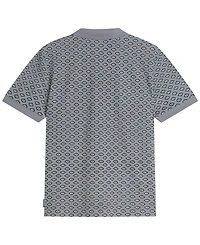 Scotch & Soda Men's Geo Print Short-Sleeve Polo Shirt