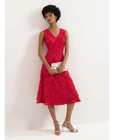 Phase Eight Women's Paloma Embroidered Fit Flare Dress