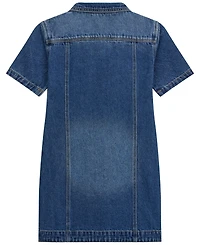 Guess Girls' 7-16 Denim Short-Sleeve Dress