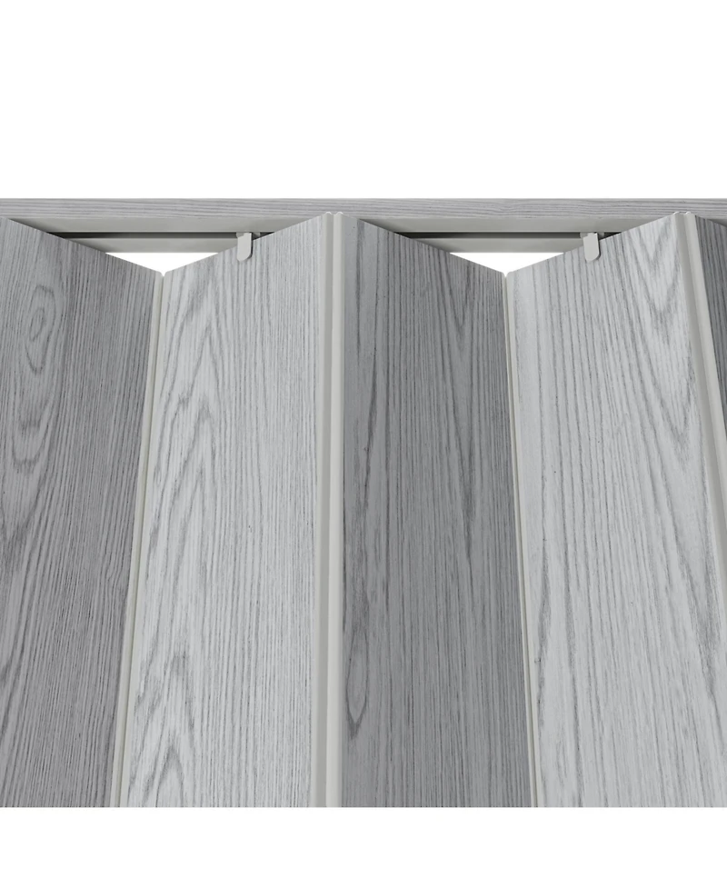 sumyeg 32-Inch W Pvc Foldable Accordion Door Room Divider for Indoor Space Separation and Privacy Use