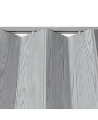 sumyeg 32-Inch W Pvc Foldable Accordion Door Room Divider for Indoor Space Separation and Privacy Use