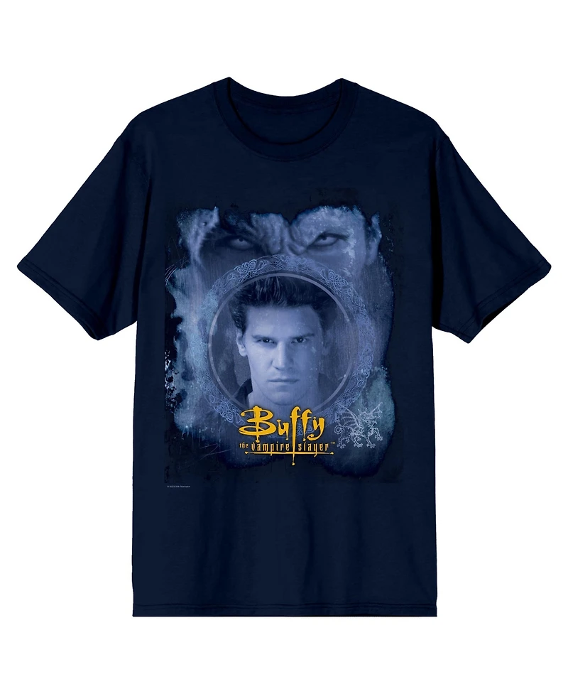 Buffy The Vampire Slayer Men's Angel Crew Neck Short Sleeve