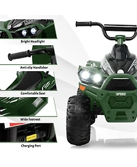 Mecale 12V Kids Ride On Atv with High/Low Speed and Comfortable Seat