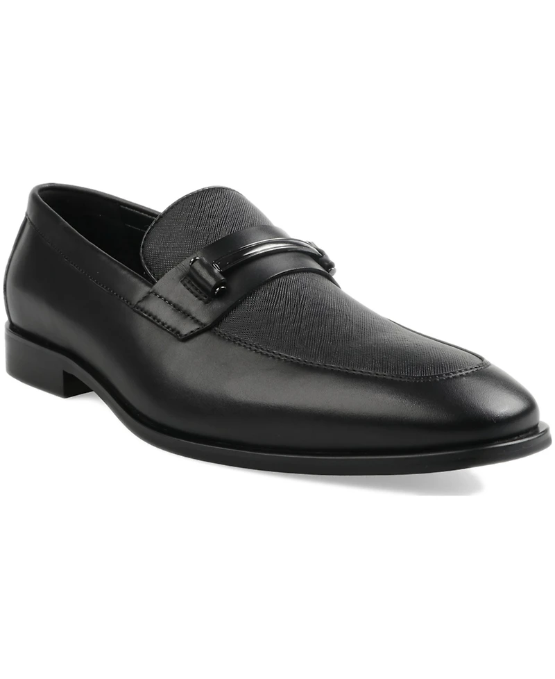 Alfani Men's Jennerr Genuine Leather Bit Slip On Loafers, Macy's Exclusive