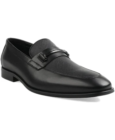 Alfani Men's Jennerr Genuine Leather Bit Slip On Loafers, Macy's Exclusive