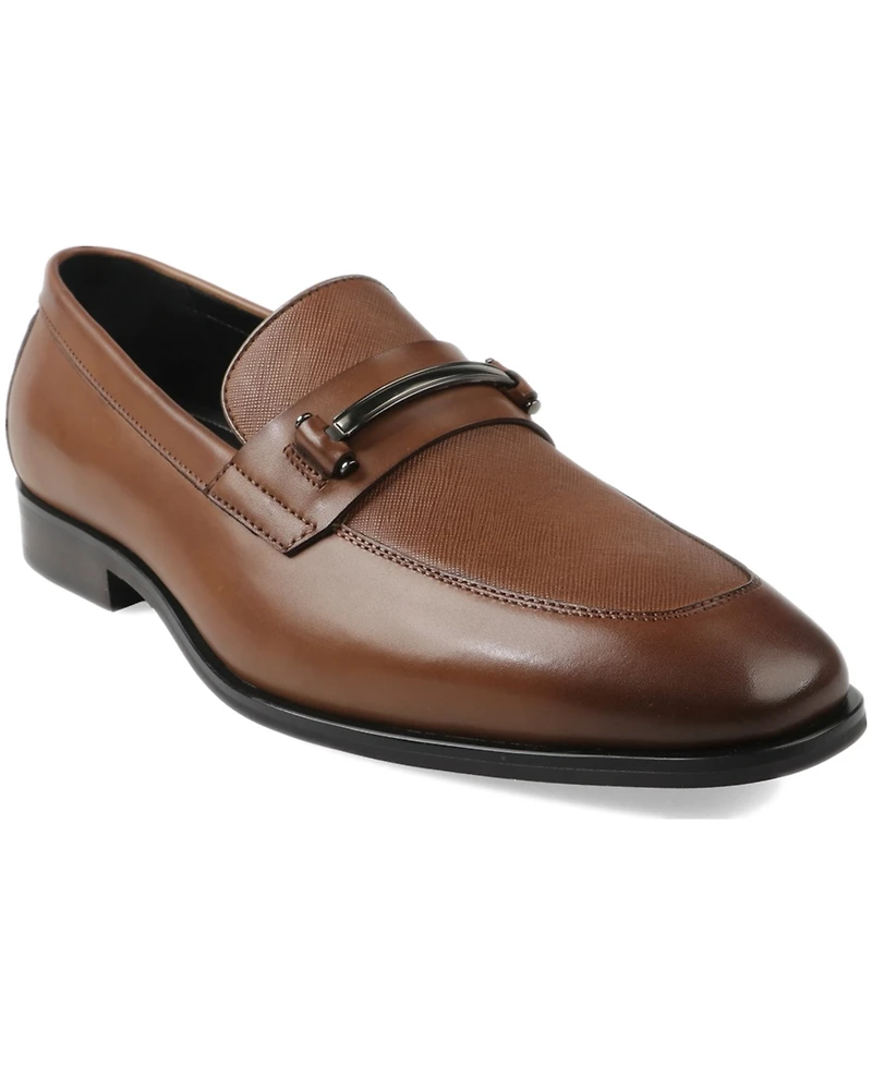Alfani Men's Jennerr Genuine Leather Bit Slip On Loafers, Macy's Exclusive