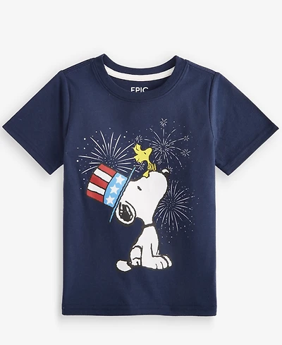Epic Threads Toddler Boys' (12M-5T) Snoopy Fireworks T-Shirt, Macy's Exclusive