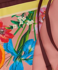 Reiss Women's Floral-Print Side-Tie Bikini Bottoms