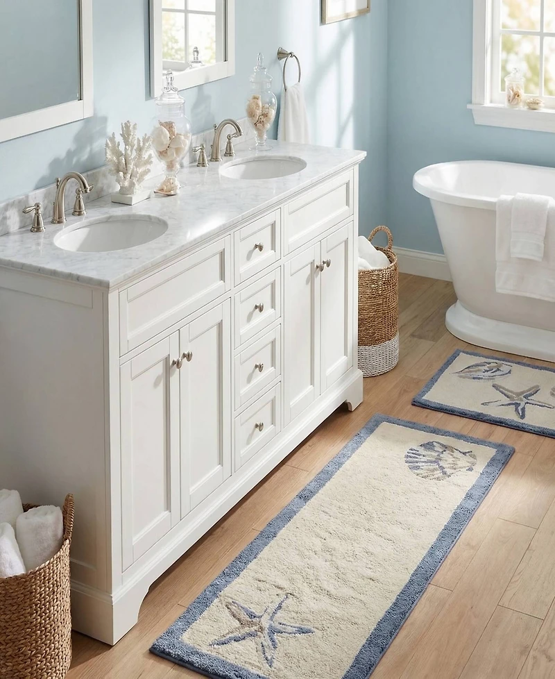 Madison Park Bayside Tufted Cotton Bath Runner, 24" x 60"