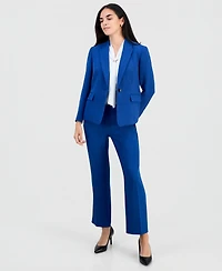 Kasper Petite Peak-Lapel One Button Jacket