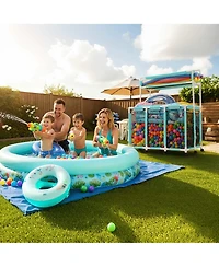 Yescom Replacement Mesh Cover for 424 Gallon Pool Float Storage Bin 10 Wheels