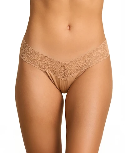 Hanky Panky Women's Supima Cotton Low Rise Thong