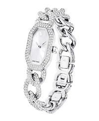 Swarovski Dextera Chain Swiss Crystal Bracelet Watch 44 x 20mm
