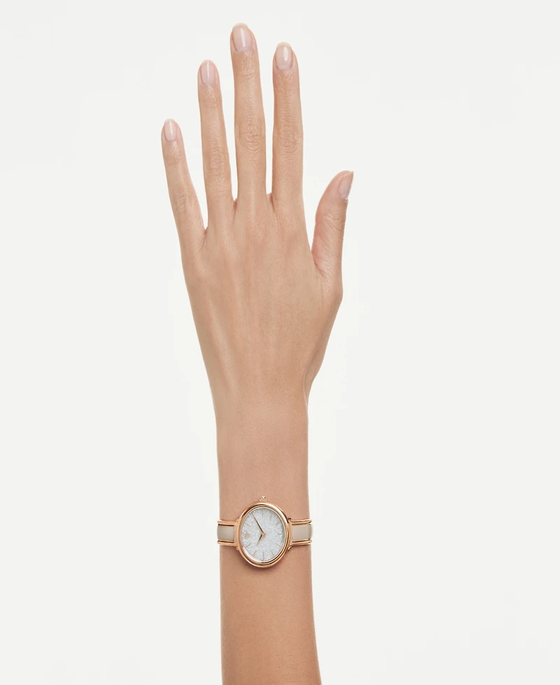Swarovski Crystalline Swiss Metal Bracelet Bangle Watch 32 x 32mm