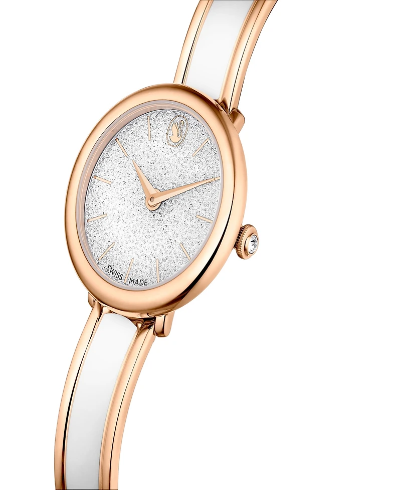 Swarovski Crystalline Bangle Metal Bracelet Watch 32 x 32mm