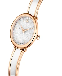 Swarovski Crystalline Bangle Metal Bracelet Watch 32 x 32mm