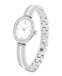 Swarovski Matrix Imitation Pearl Swiss Made Crystal Bangle Bracelet Watch 26 x 26mm