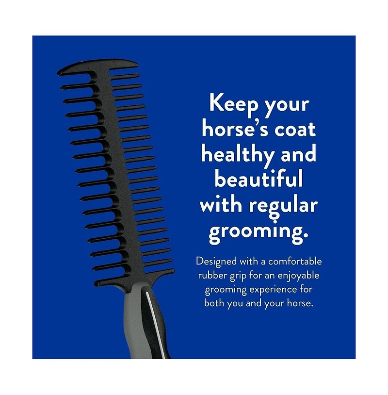 Wahl Professional Animal Equine Grooming Mane and Braiding Horse Comb - Mane and Tail Brush - Ergonomic Horse Combs