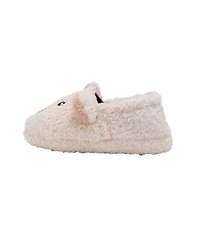 Kensie Toddler Sherpa Cozy Plush SlipOn Slippers - Ivory