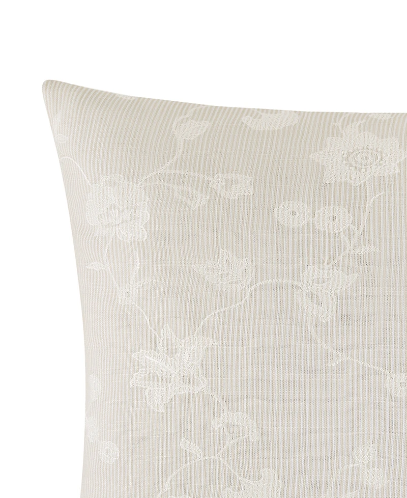 Rose Tree Eden Embroided Floral Sham, European