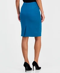 Kasper Women's Crepe Pencil Skirt