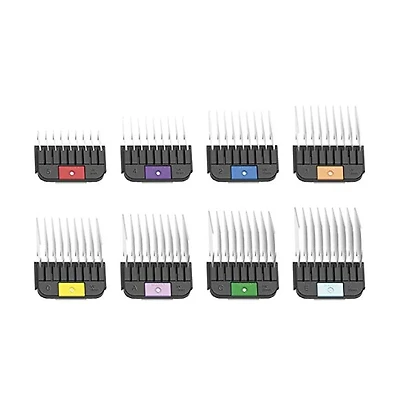 Wahl Professional Animal Stainless Steel Attachment Guide Comb Set for Detachable Blade Pet, Dog, Cat, and Horse Clippers
