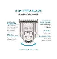 Wahl Professional Animal 5-in-1 Pro Adjustable Clipper Blade
