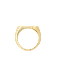 Unwritten Cubic Zirconia Gold-Tone Plated Double Stone Bypass Ring