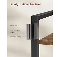 Slickblue Modern 4 Tier Tall Bookshelf Organizer Display Shelf Unit