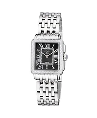 GV2 by Gevril Women's Padova Swiss Quartz Diamond Silver Stainless Steel Bracelet Watch