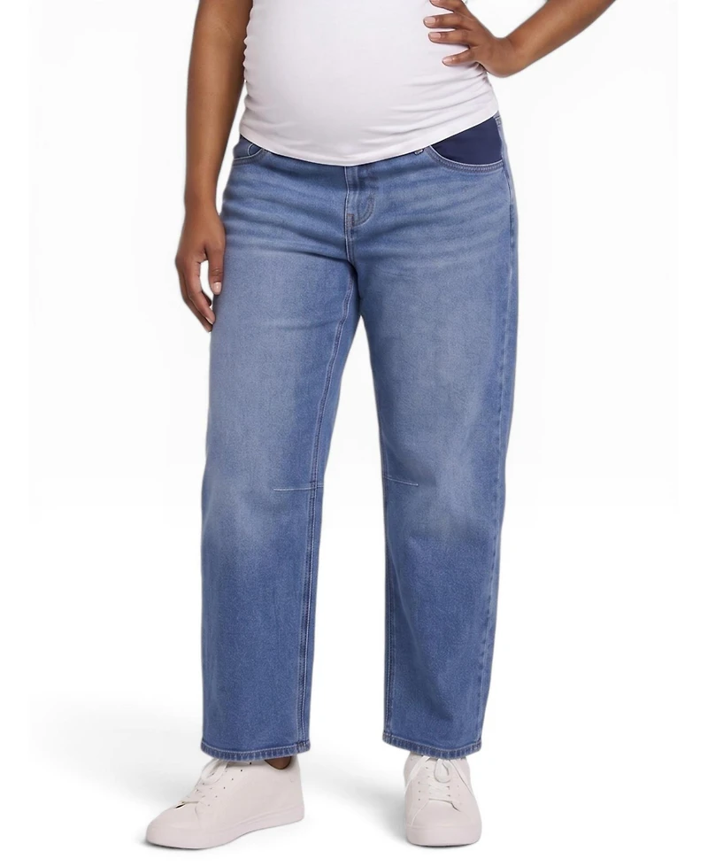 Motherhood Maternity Under the Belly Dart Barrel Leg Jean