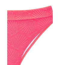 Lascana Women's Shell Pattern Fold Over Bikini Swimsuit Bottom