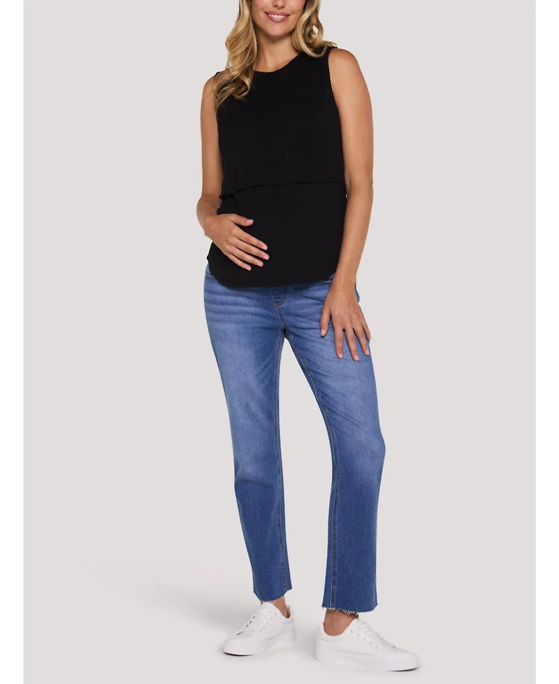 Motherhood Maternity Sleeveless Nursing Top