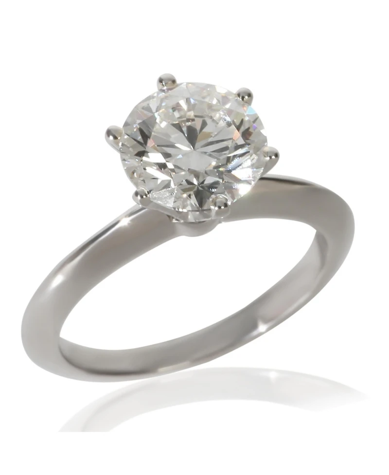 Pre-Owned Tiffany & Co 2.01 ct Round Brilliant Diamond Engagement Ring