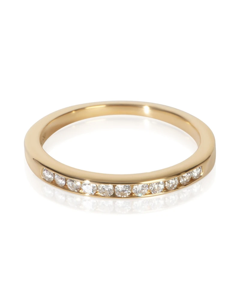 Pre-Owned Tiffany & Co Yellow Gold Diamond Vintage Channel Set Band