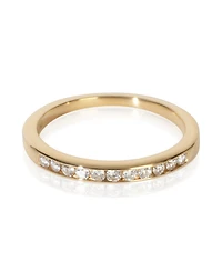 Pre-Owned Tiffany & Co Yellow Gold Diamond Vintage Channel Set Band