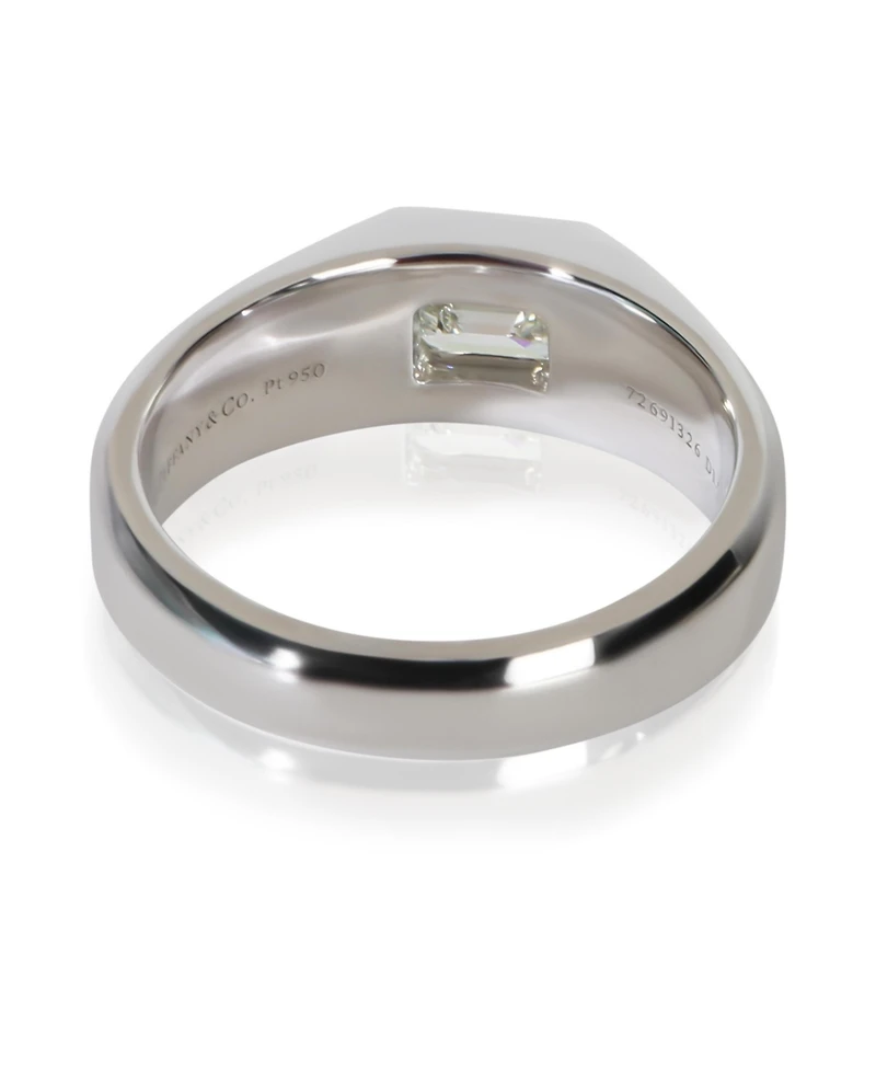Pre-Owned Tiffany & Co 1.04 ct Emerald Diamond Charles Tiffany Men's Engagement Ring