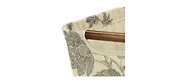 Household Essentials Tapered Storage Bin with Wood Handles