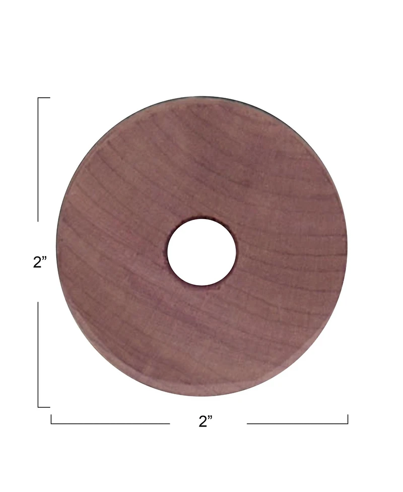 Household Essentials Cedar Fresh Cedar Rings, Pack of 24