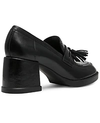 Steve Madden Women's Bettie Block Heel Tassel Loafer Pumps