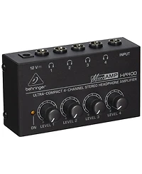 Behringer Ha-400 Ultra Compact 4-Channel Stereo Headphone Amplifier