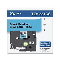 Brother P-Touch TZE551CS 0.94 Inch x 26.2 Foot TZe Laminated Removable Label Tapes