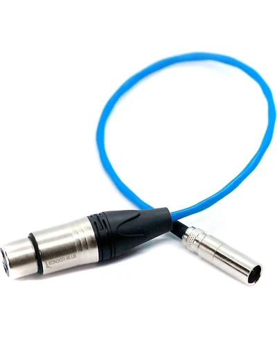 Kondor Blue 16" Mini Xlr Male to Xlr Female Audio Cable for Bmpcc 4K/6K Camera